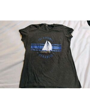 Bahamas Paradise Gray Women's Short Sleeve Tee